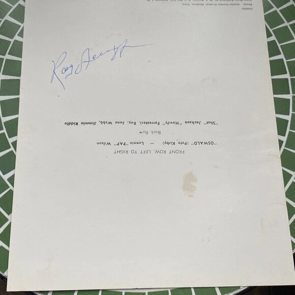 Vintage Roy Acuff Signed Country Music Photo 8x10 Autograph - Picture 11 of 11